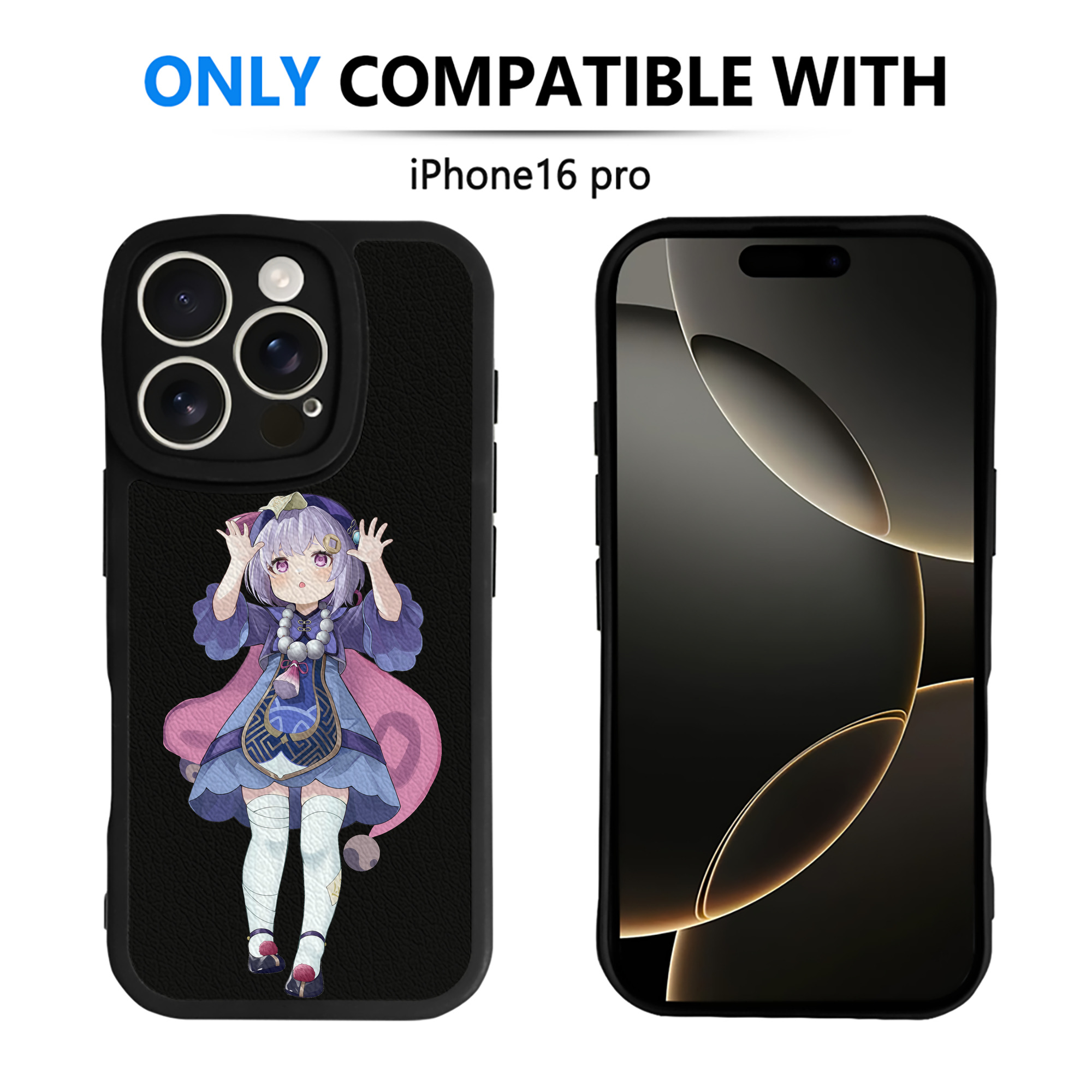 げんし神 七七 なな  genshin Nana 【iPhone 16シリーズ対応】シリコンスマホケース（レザー調） 材質：シリコン
